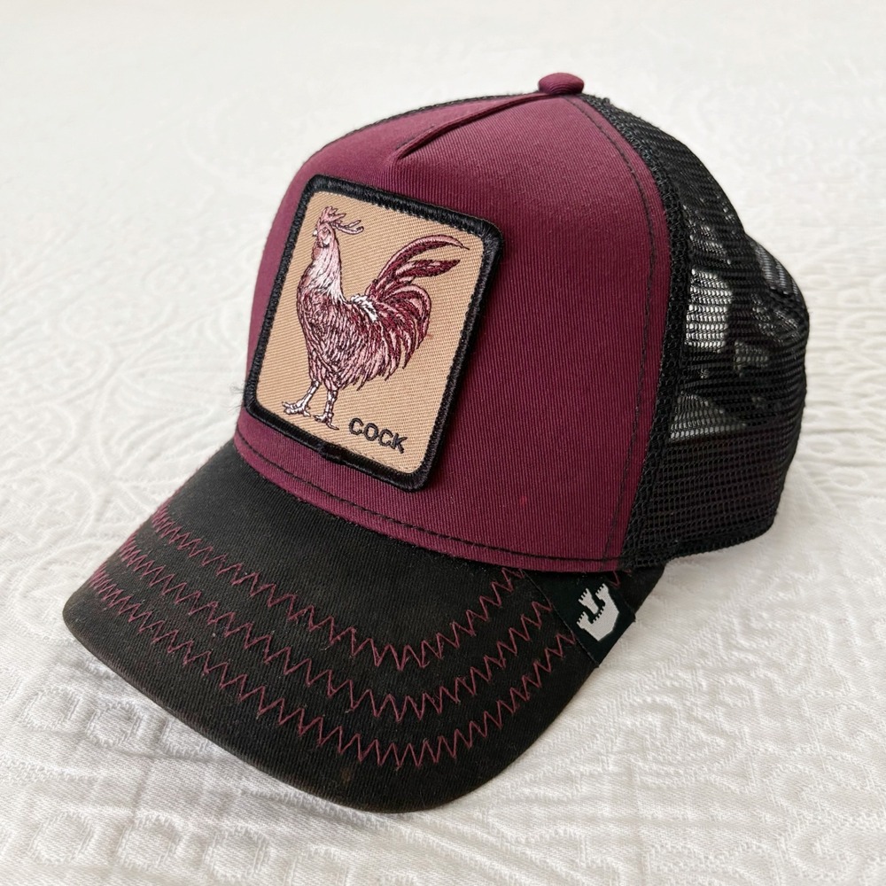 Goorin Bros The Farm Big Barnyard Trucker Hat, Wine